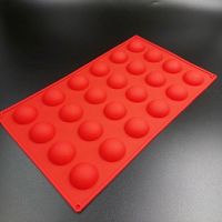 Форма для муссов Полусферы 28мм 24в1, цветной силикон