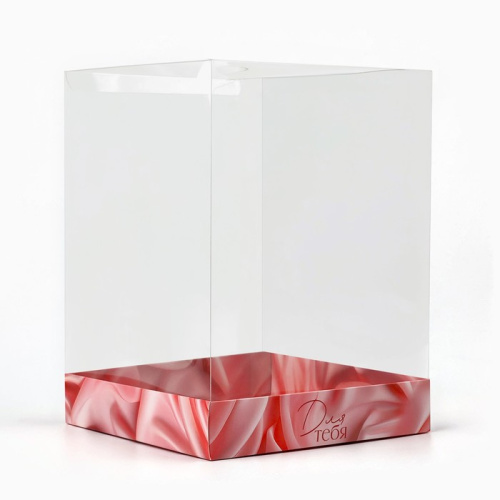 Коробка для торта 15x15x20 см фото 3 Коробка для торта 15x15x20 см фото 3