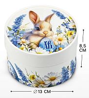 Коробка тубус подарочная Светлая Пасха, 13×8.5 см