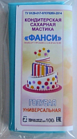 Мастика сахарная Фанси голубая 100гр