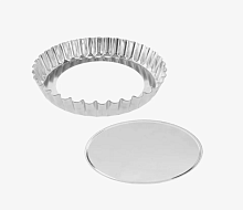 Форма для выпечки со съемным дном 185*64 мм, алюминий