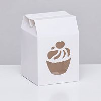 Коробка для 1 капкейка, 15*10*10см