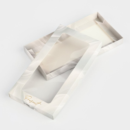 Коробка для шоколада «Нежность», с окном, 9.4 х 1.7 х 18.4 см фото 2