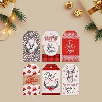 Шильдик новогодний Верь в мечту, 9*5см, 6шт