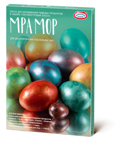 Набор для окрашивания яиц Перламутровый блеск, в ассортименте фото 4
