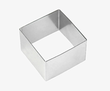 Форма для выпечки Квадрат 22*22см H=10см, нержавеющая сталь, толщина 0,8м