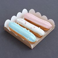 Коробка для печенья, крафт, 12 х 12 х 3 см
