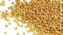 Посыпка сахарная перламутровые Звездочки, золото, 50гр