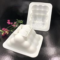 Форма Siliko Горка 165х130х8мм, белый силикон