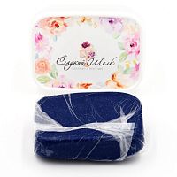 Мастика сахарная Сладкий шелк, индиго, 250гр