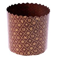 Форма бумажная для кулича буквы ХВ, 90*90мм, 5шт