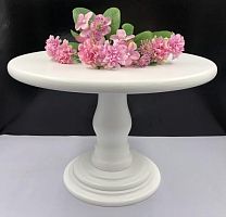 Подставка для торта дерев/гладкая d-29см, h-17см
