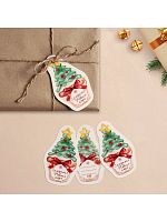 Шильдик Сладкого Нового Года, 5,3*9см, 20шт