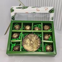 Набор из 8 шоколадных конфет и медали С Новым Годом!