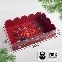 Коробка для печенья С Новым годом, 20×30×8 см