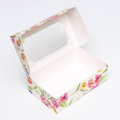 Коробка для зефира «Полевые цветы», 25×15×7 см фото 2 Коробка для зефира «Полевые цветы», 25×15×7 см фото 2