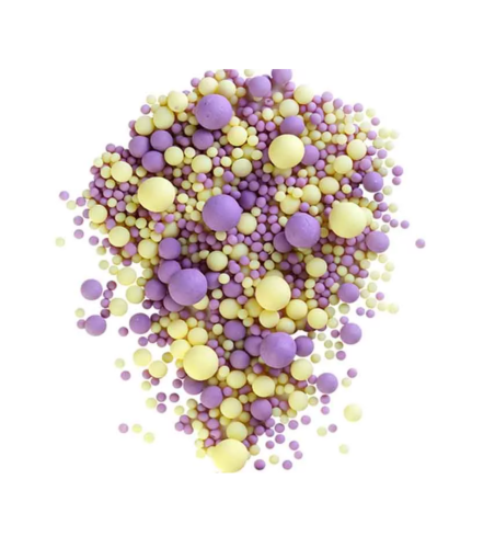 Посыпка драже зерновое Матовый Микс (желтое, сиреневое), 50гр