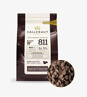 Шоколад Темный 811 Barry Callebaut 54% какао, 1кг