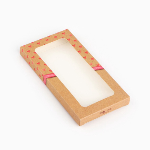 Коробка для шоколада «Только для тебя», с окном, 17.3 х 8.8 х 1.5 см фото 3