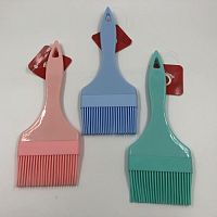 Кисть широкая, цв силикон/пластик 21*8см