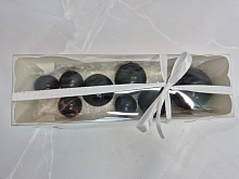 Шары из шоколадной глазури 8 штук, черные