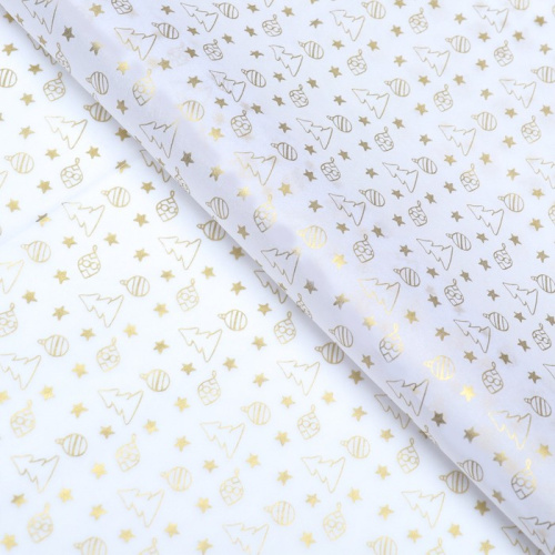 Бумага тишью Елочки, 50*66см Бумага тишью Елочки, 50*66см