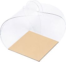 Коробка для моти Хао Бао с золотой подложкой, 55*55*55 мм