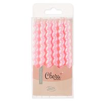 Свечи для торта Спирали Розовый, Перламутр, 0,8*7,5см, 6 шт