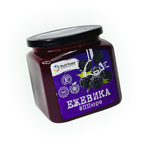 Пюре Ежевика без сахара Proff Puree, 500гр