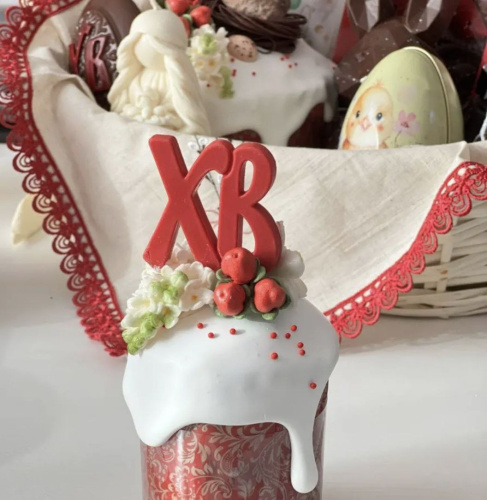 Топпер из глазури на шпажке ХВ, 5,5см