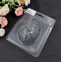 Форма для шоколада Яйцо Гжель 65*88*30мм, пластик