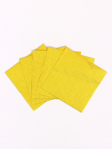 Фольга для конфет 10×10 см 100 шт., лимонное золото, фактура №1 фото 2 Фольга для конфет 10×10 см 100 шт., лимонное золото, фактура №1 фото 2