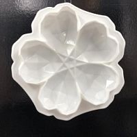 Форма Siliko Флёр де пьер 170х40мм, белый силикон