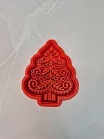 Вырубка с оттиском Ёлочка, 8,4см