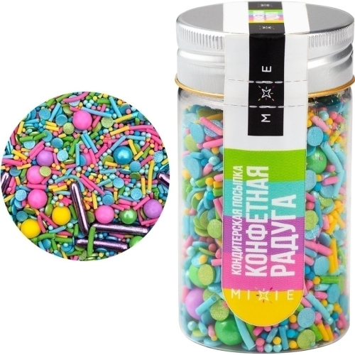Посыпка Mixie Конфетная радуга 50гр фото 2