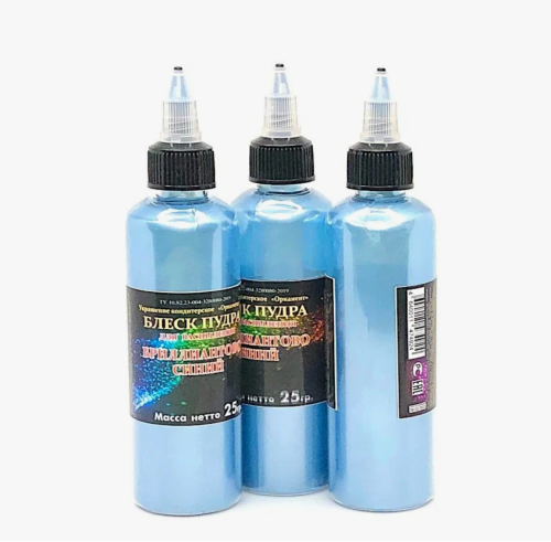 Краситель-распылитель Блеск-пудра (кандурин) Бриллиантово-синий, 25г Краситель-распылитель Блеск-пудра (кандурин) Бриллиантово-синий, 25г