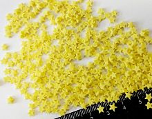 Посыпка сахарная Звездочка Желтая, 5мм, 50гр