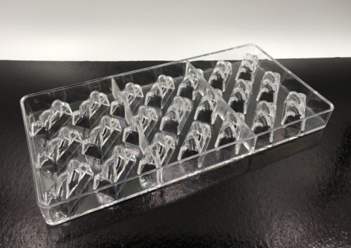 Форма Плетёный батончик 21 ячейка 17*38*12мм поликарбонат