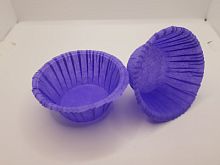 Капсулы бумажные для маффинов, 50*35мм, фиолетовый, 20шт