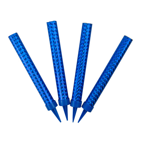 Свеча Фонтан для торта, 30сек, голубое пламя, 12см, 4шт фото 2