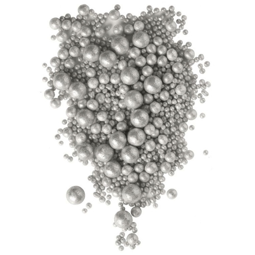 Посыпка драже шарики Серебро микс, 50гр Посыпка драже шарики Серебро микс, 50гр