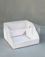 Коробка для БЕНТО с пластиковой крышкой 17*17*10см