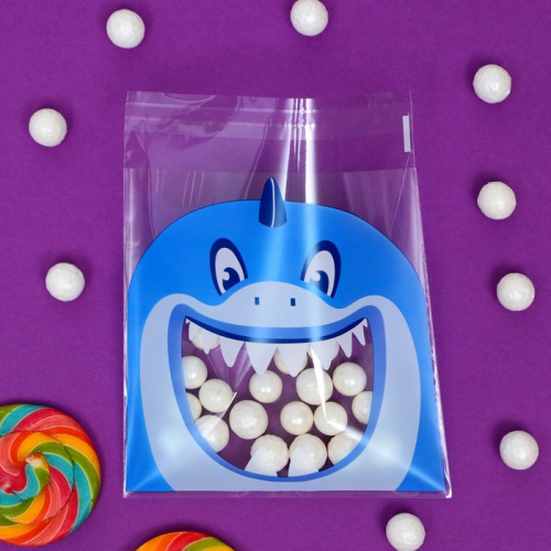 Пакет БОПП с липкой лентой, «Праздничное ассорти», 14×14+3 см, 1шт фото 2