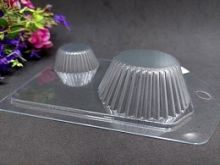 Форма для шоколада Тарталетки ребристые, пластик 10,5*15см