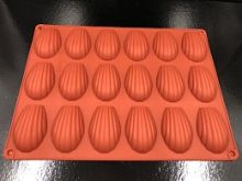 Форма для выпечки Мадлен 68мм 18в1, силикон