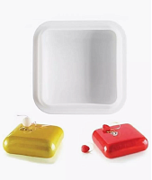 Форма Siliko Gem 160х160х50мм, белый силикон