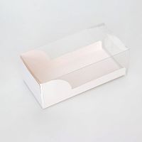 Коробка для рулета 17.5×9×6.5 см белая