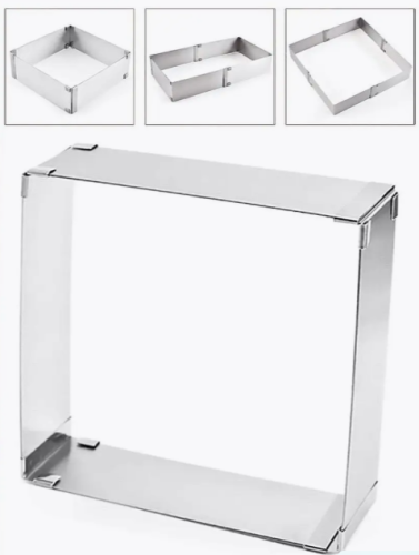 Форма для выпечки квадрат разъёмный от 15 до 28 см, высота 10 см фото 3 Форма для выпечки квадрат разъёмный от 15 до 28 см, высота 10 см фото 3