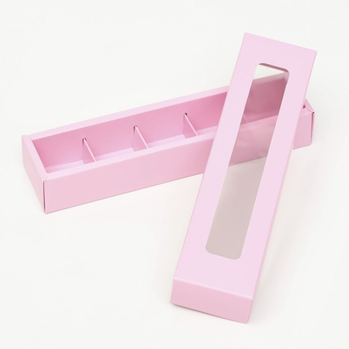 Коробка для 5 конфет, 22×5.5×3.5 см фото 3