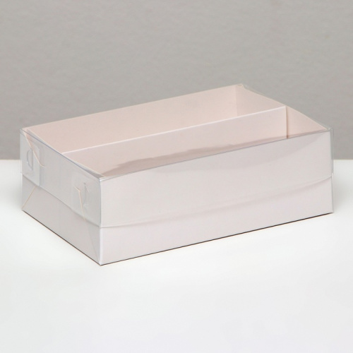 Коробка для макарун, с ложементом, белая 16.5×10.5×5.5см фото 3 Коробка для макарун, с ложементом, белая 16.5×10.5×5.5см фото 3